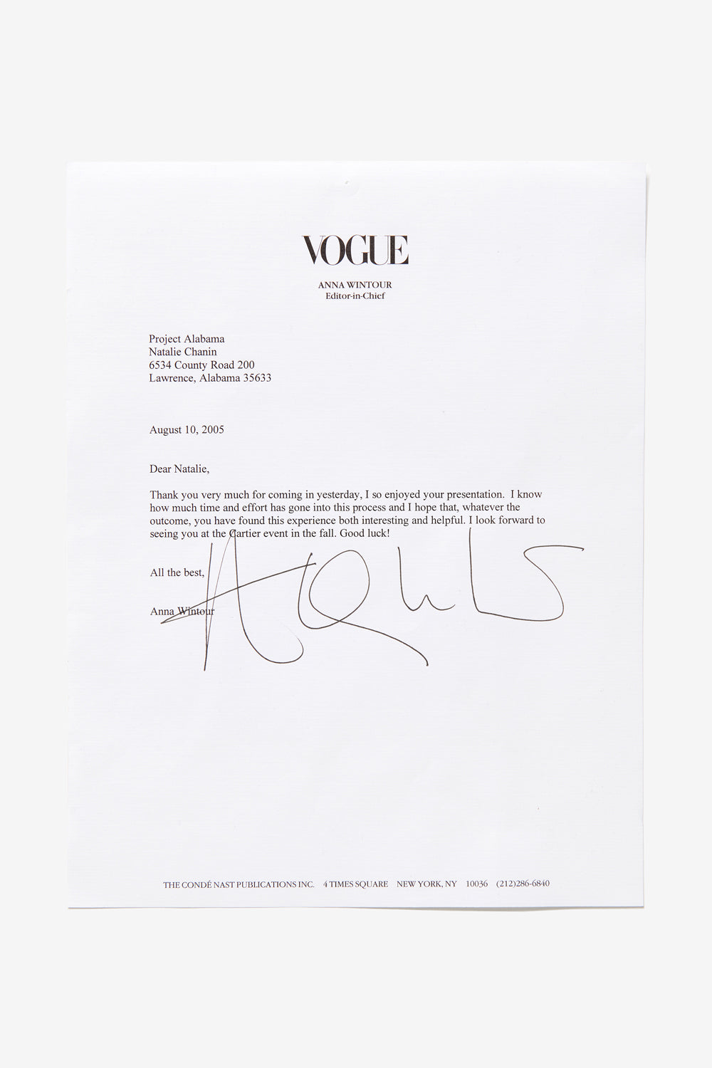 CFDA/Vogue Fashion Fund, 2005