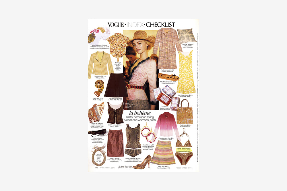 Alabama Chanin - Tomas Maier Collaboration, 2003