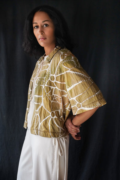 Model wearing the Rhye Top.